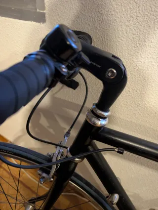 Bicicleta carretera Neovintage Negra talla M