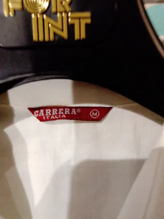 Camicia uomo Carrera cotone manica corta