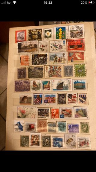 59) Lotto Francobolli Misti Mondo