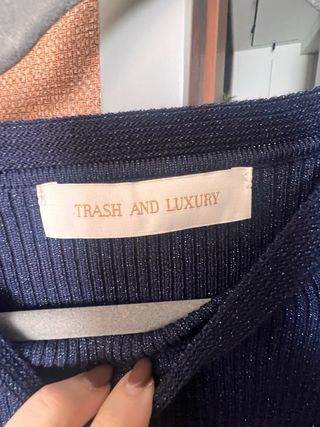 Jersey TRASH AND LUXURY azul S
