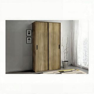 Armario 2 puertas correderas 100x50x200cm