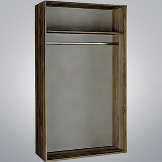 Armario 2 puertas correderas 100x50x200cm