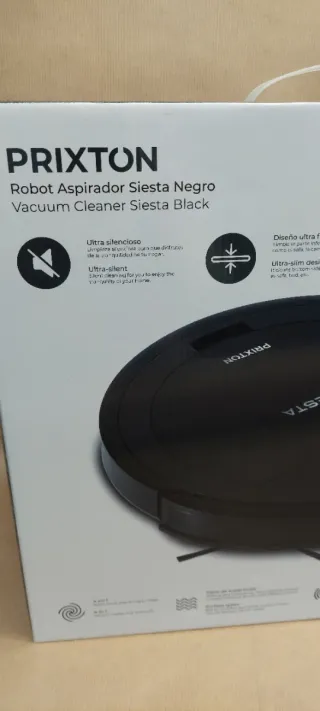 Robot Aspirador Prixton Siesta Negro