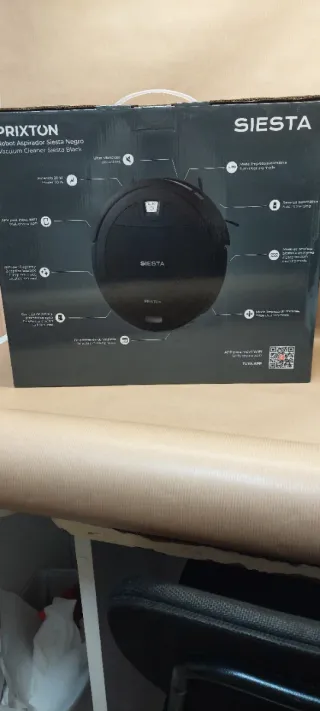 Robot Aspirador Prixton Siesta Negro