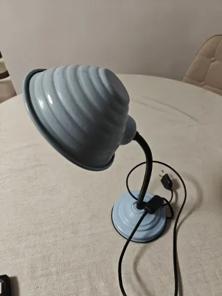 Flexo vintage azul metal