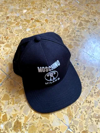 Cappello Moschino Milano Seta Nero