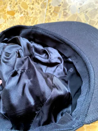 Cappello Moschino Milano Seta Nero