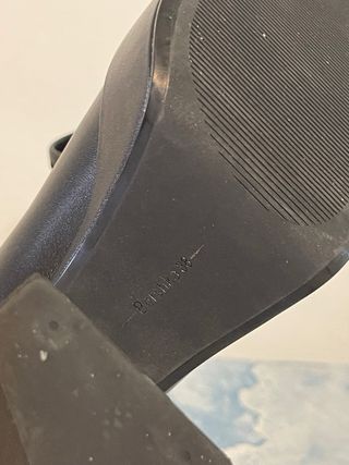 Botines Bershka Negros Talla 38 Plataforma Tacón