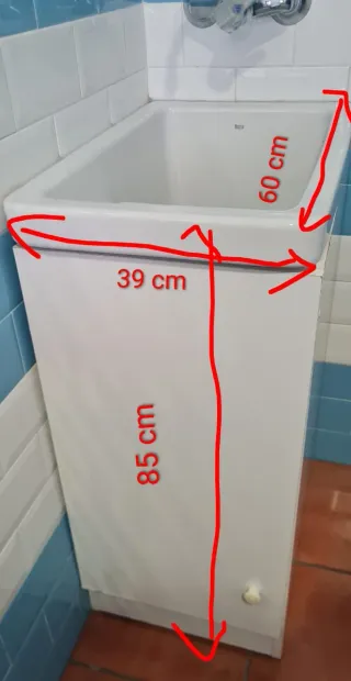 Pila de lavar Roca porcelana