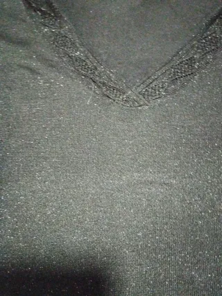 Conjunto Zara pantalón polipiel y suéter Cortefiel