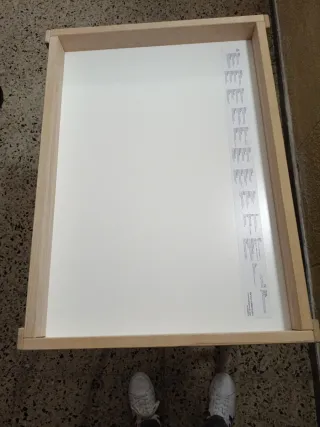 Cambiador, haya/blanco, 72x53 cm (IKEA - SNIGLAR)