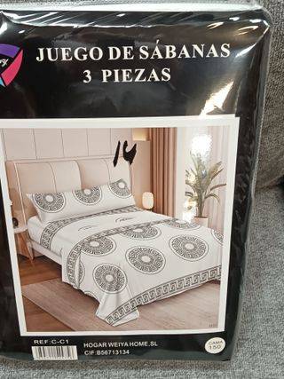 Juego de Sábanas 3 Piezas Cama 150