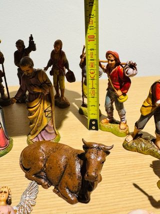 Antiguo Belén Landi 8-5-9 cm pesebre