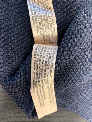 Vestido azul tejido talla L