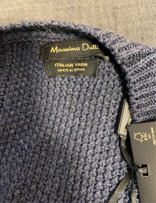 Vestido azul tejido talla L