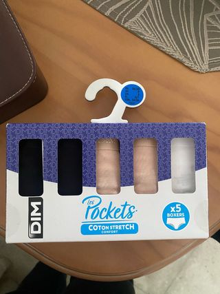 Pack 5 Braguitas Dim Coton Stretch Talla S