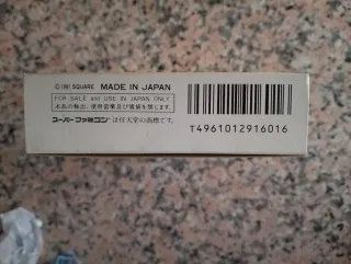 Final Fantasy IV (SNES) Japonés sin manual