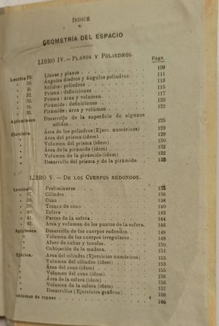Libro antiguo Geometría 2o Grado - Ediciones Bruño