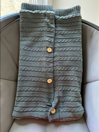 Saco Carro Bebé Gris Borreguito