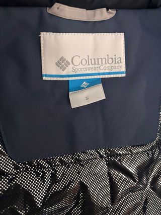Chaqueta Columbia Talla S Hombre Azul/Gris