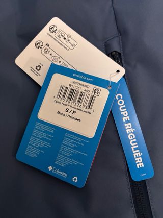 Chaqueta Columbia Talla S Hombre Azul/Gris