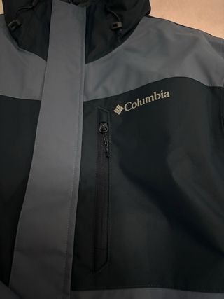 Chaqueta Columbia Talla S Hombre Azul/Gris