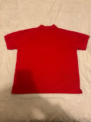 Polo Lacoste Rojo Talla M