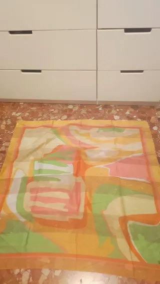 Pañuelo estampado multicolor