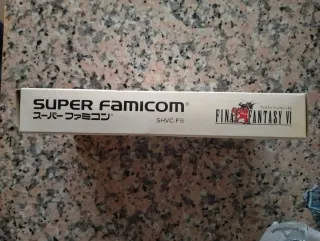 Final Fantasy VI Super Famicom (Japón) - Sin Manua