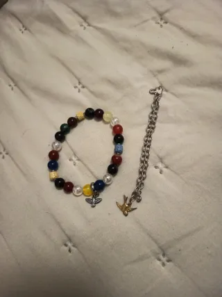 Pulseras con charm ave