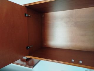 Mueble de salón madera y cristal