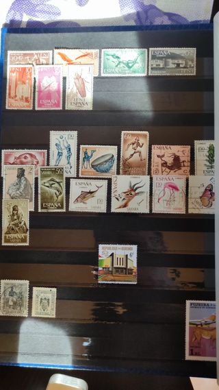 Álbum de sellos azul