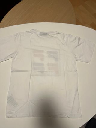 Camiseta Fila Blanca con Logo Grande