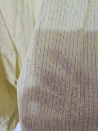 Kimono Zara rayas amarillo T. XL