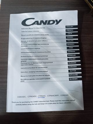 Placa Inducción Candy 3 Zonas Flex