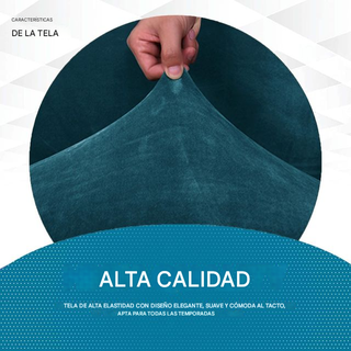 Funda sofá 3 plazas verde oscuro terciopelo