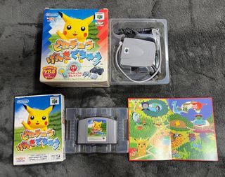 Set gioco Pikachu Genki De Chu per Nintendo 64 VRS