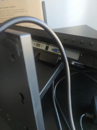 Monitor touch screen Iggual 15 Nero