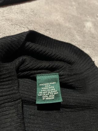 Maglione Ralph Lauren collo alto nero M