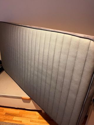 Cama canapé 105cm con colchón viscoelástico