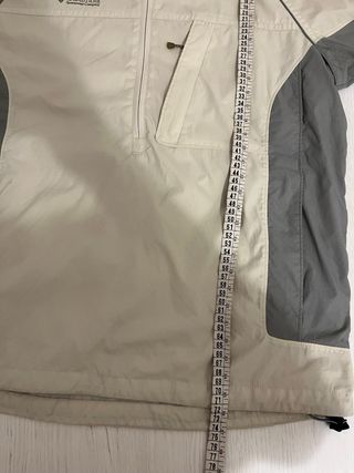 Cortavientos Columbia Talla M Beige/Gris