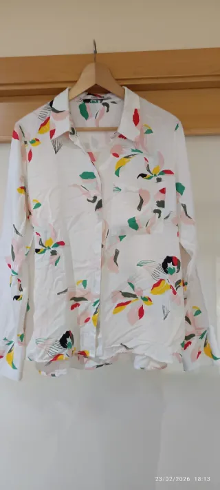 Blusa Steps Multicolor y Blanca