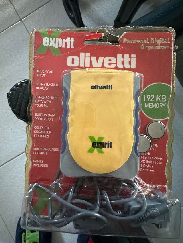 Agenda digital electrónica olivetti