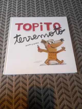 Libro infantil topito terremoto