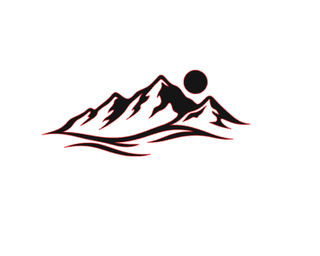 Vinilo decorativo montañas para exterior