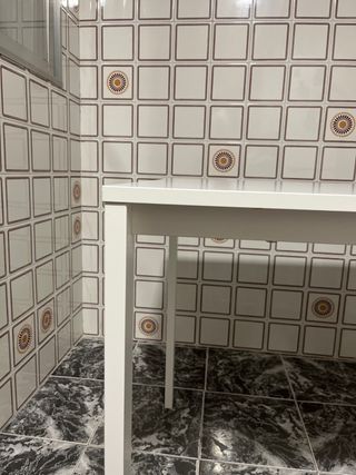Tavolo da cucina bianco in legno