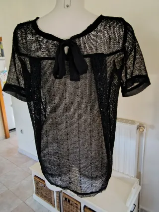 Top Intimissimi Negro Y2K Fiesta