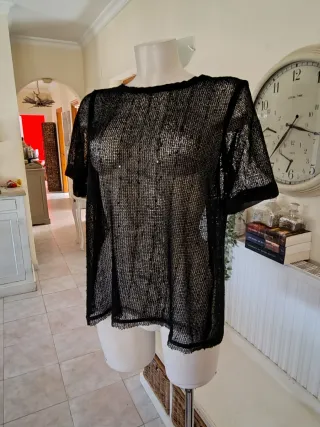 Top Intimissimi Negro Y2K Fiesta