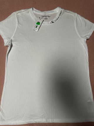 Camiseta Calvin Klein Jeans Blanca Talla L