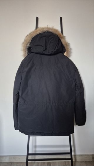 Woolrich Giubbotto Nero con Cappuccio